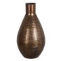 Vase Bronze Doré Aluminium 30 x 30 x 56 cm