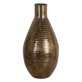 Vase Bronze Doré Aluminium 32 x 32 x 62,5 cm