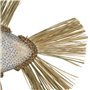 Figurine Décorative Blanc Marron Naturel Poisson 57 x 12 x 60 cm