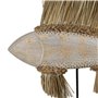 Figurine Décorative Blanc Marron Naturel Poisson 70 x 12 x 53 cm