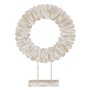 Sculpture Blanc Beige Bague 45 x 10 x 59 cm