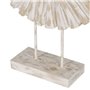 Sculpture Blanc Beige Bague 45 x 10 x 59 cm