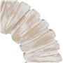 Sculpture Blanc Beige Bague 45 x 10 x 59 cm