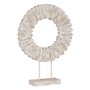 Sculpture Blanc Beige Bague 45 x 10 x 59 cm