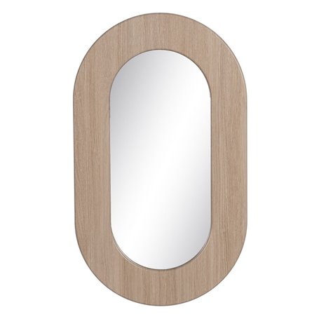 Miroir mural Naturel Verre Bois MDF 50 x 2,2 x 85 cm