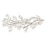 Décoration murale Blanc Doré Fer Volets 50,8 x 5,7 x 137,2 cm