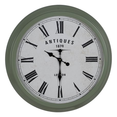 Horloge Murale Vert Fer 70 x 70 x 6,5 cm