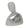 Sculpture Gris Homme 24,8 x 13,7 x 30,2 cm