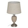 Lampe Beige Argenté Métal Verre 10 W 31,5 x 31,5 x 53 cm