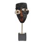 Sculpture Masque Marron Noir 52 x 35 x 41,5 cm