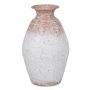 Vase Blanc Fer 28 x 28 x 45,5 cm