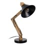 Lampe Noir Naturel Bois Fer 60 W 39 x 19 x 55 cm