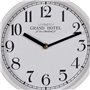 Horloge Murale Blanc Bois Verre 22 x 22 x 4,5 cm