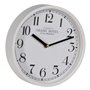 Horloge Murale Blanc Bois Verre 22 x 22 x 4,5 cm