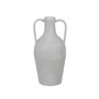 Vase Blanc Fer 18,5 x 18,5 x 38,5 cm