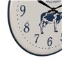 Horloge Murale Noir Crème Fer 62 x 62 x 6,5 cm