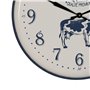Horloge Murale Noir Crème Fer 62 x 62 x 6,5 cm