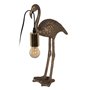 Lampe Flamingo Doré Polyrésine 40 W 23 x 11,5 x 39,5 cm