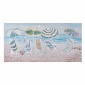 Cadre Toile Plage 120 x 3,5 x 60 cm