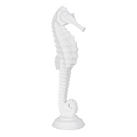 Figurine Décorative Blanc Cheval des Mers 15 x 12,5 x 45 cm