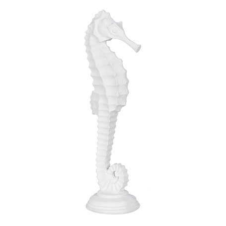 Figurine Décorative Blanc Cheval des Mers 15 x 12,5 x 45 cm