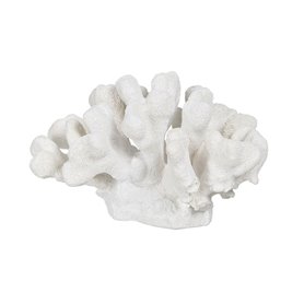 Figurine Décorative Blanc Corail 19 x 14 x 11 cm