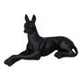 Figurine Décorative Noir Chien 37,5 x 13,5 x 22 cm