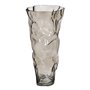 Vase Gris Verre 19 x 17 x 38,5 cm