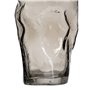 Vase Gris Verre 19 x 17 x 38,5 cm