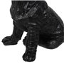 Figurine Décorative Noir Doré Chien 15,5 x 18,4 x 25,5 cm