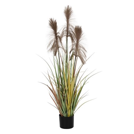 Plante décorative PVC Ciment Tissu 120 cm 14 x 14 x 12,5 cm