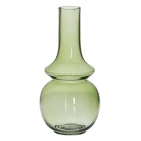 Vase Vert Verre 12,5 x 12,5 x 26 cm