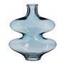 Vase Bleu Verre 18 x 7,5 x 21,5 cm