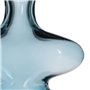 Vase Bleu Verre 18 x 7,5 x 21,5 cm