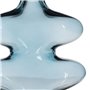 Vase Bleu Verre 18 x 7,5 x 21,5 cm