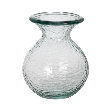 Vase WE CARE Beige verre recyclé 15 x 15 x 18,5 cm