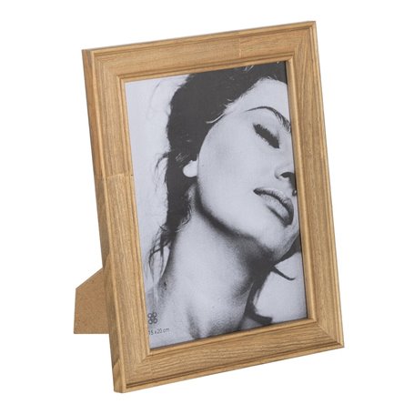 Cadre photo Marron Clair Bois Verre 20 x 1,5 x 24,5 cm