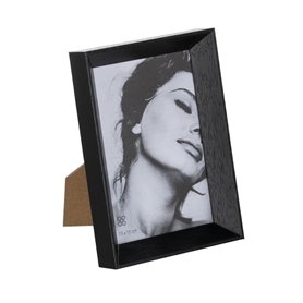 Cadre photo Noir Bois Verre 12 x 2,5 x 17 cm