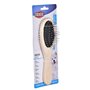 Brosse Trixie Chat Double Marron Noir Bois