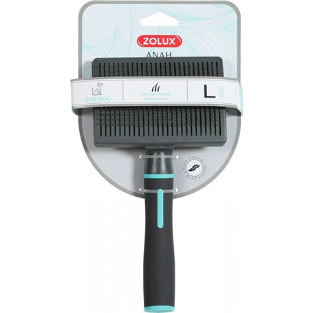 Brosse pour Chiens Zolux Anah Moyen Extensible Multicouleur Turquoise 