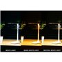 Lampe de bureau Montis MT042 Blanc Noir Aluminium ABS 16 Pièces