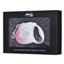 Laisse pour Chien Flexi Glam Splash 3 m Blanc S