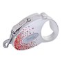 Laisse pour Chien Flexi Glam Splash 3 m Blanc S