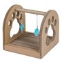 Grattoir pour Chats Carton+Pets Fun Park Carton Bronze