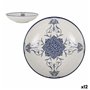 Assiette creuse La Mediterránea Rosetta Porcelaine (12 Unités)