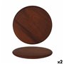 Plateau de service Viejo Valle Iroko Rond ø 32 x 1,8 cm (2 Unités)