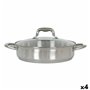 Casserole avec Couvercle en Verre Quttin 2,2 L (4 Unités)