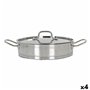 Casserole avec Couvercle en Verre Quttin 2,2 L (4 Unités)