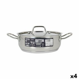 Casserole avec Couvercle Quttin Hotel Acier ø 22 x 8 cm (4 Unités)