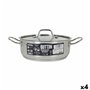 Casserole avec Couvercle Quttin Hotel Acier ø 24 x 9 cm (4 Unités)